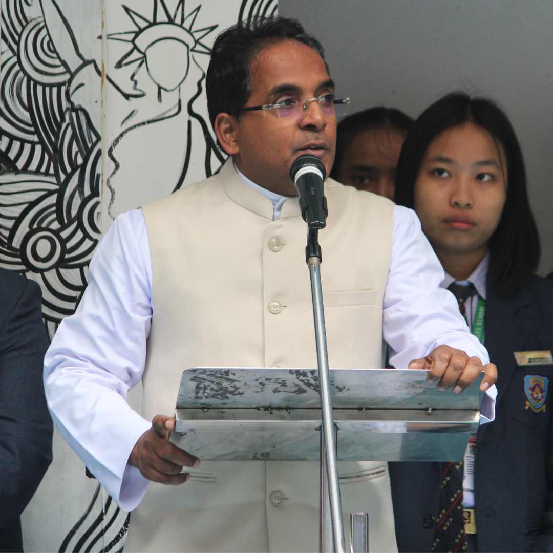 Blessing ceremony of classes x & xii (batch 2023-24) photo