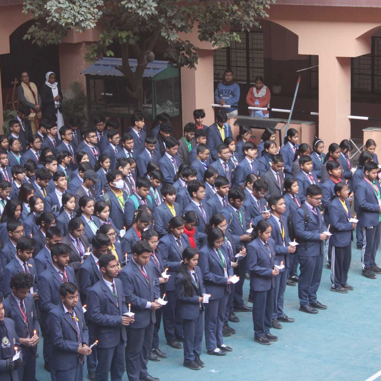 Blessing ceremony of classes x & xii (batch 2023-24) photo