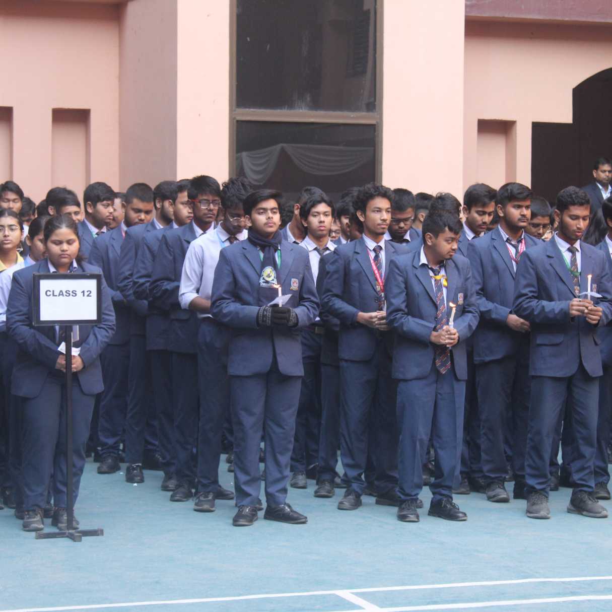 Blessing ceremony of classes x & xii (batch 2023-24) photo