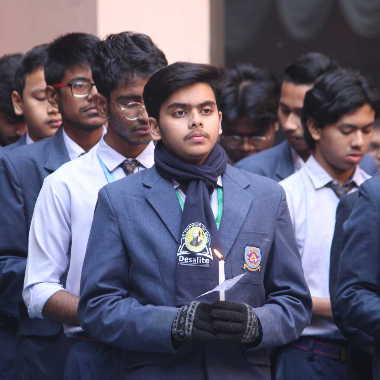 Blessing ceremony of classes x & xii (batch 2023-24) photo