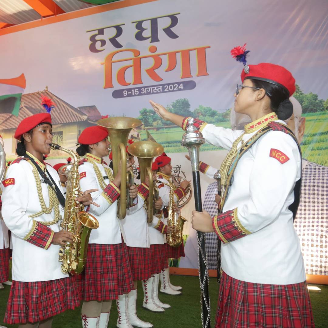 Our sfs ncc girls band performed at srimanta sankardev kalakshetra photo