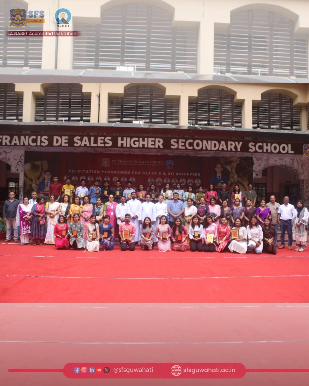 Felicitation ceremony - honouring the achievers of class 10 & 12 photo