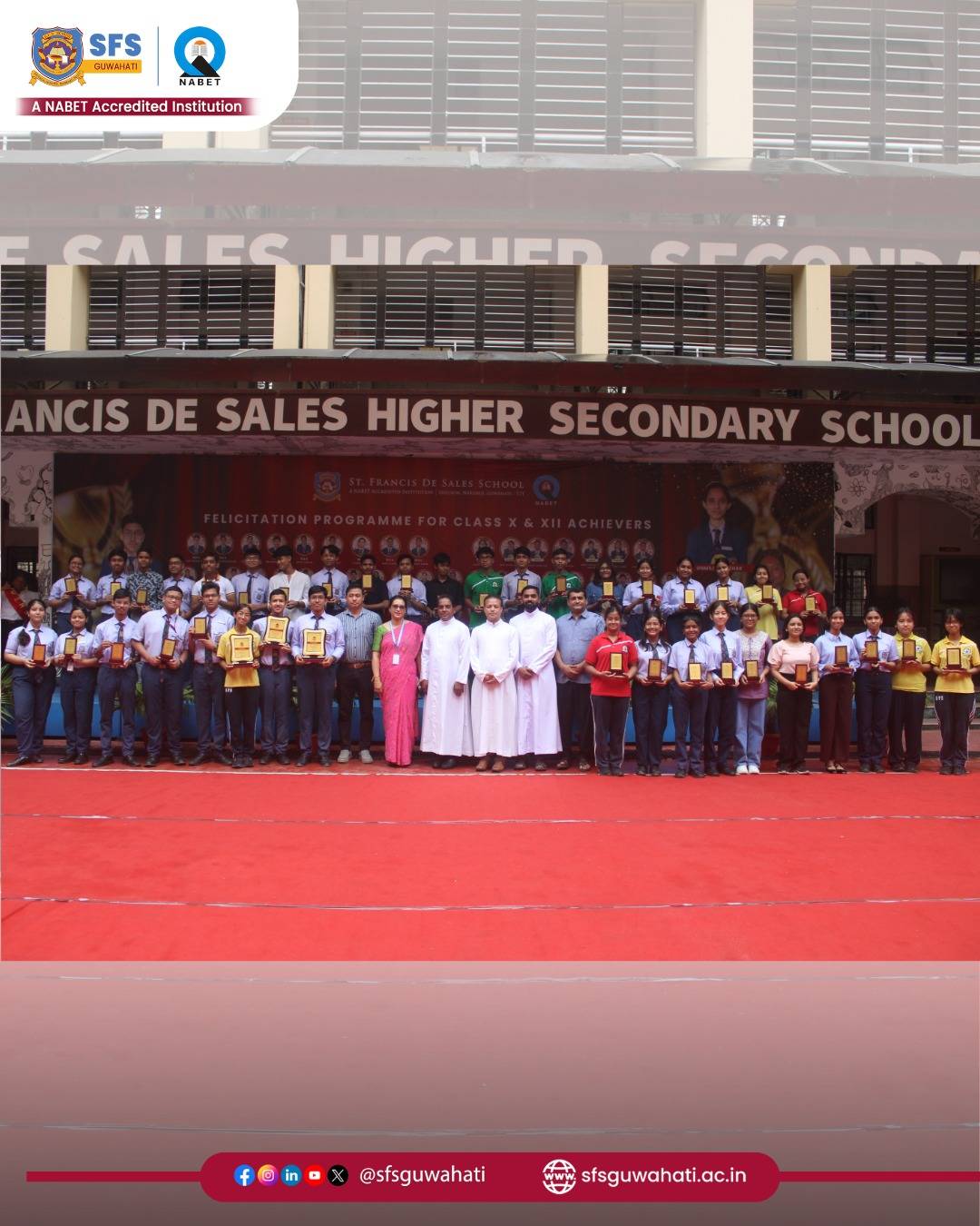 Felicitation ceremony - honouring the achievers of class 10 & 12 photo