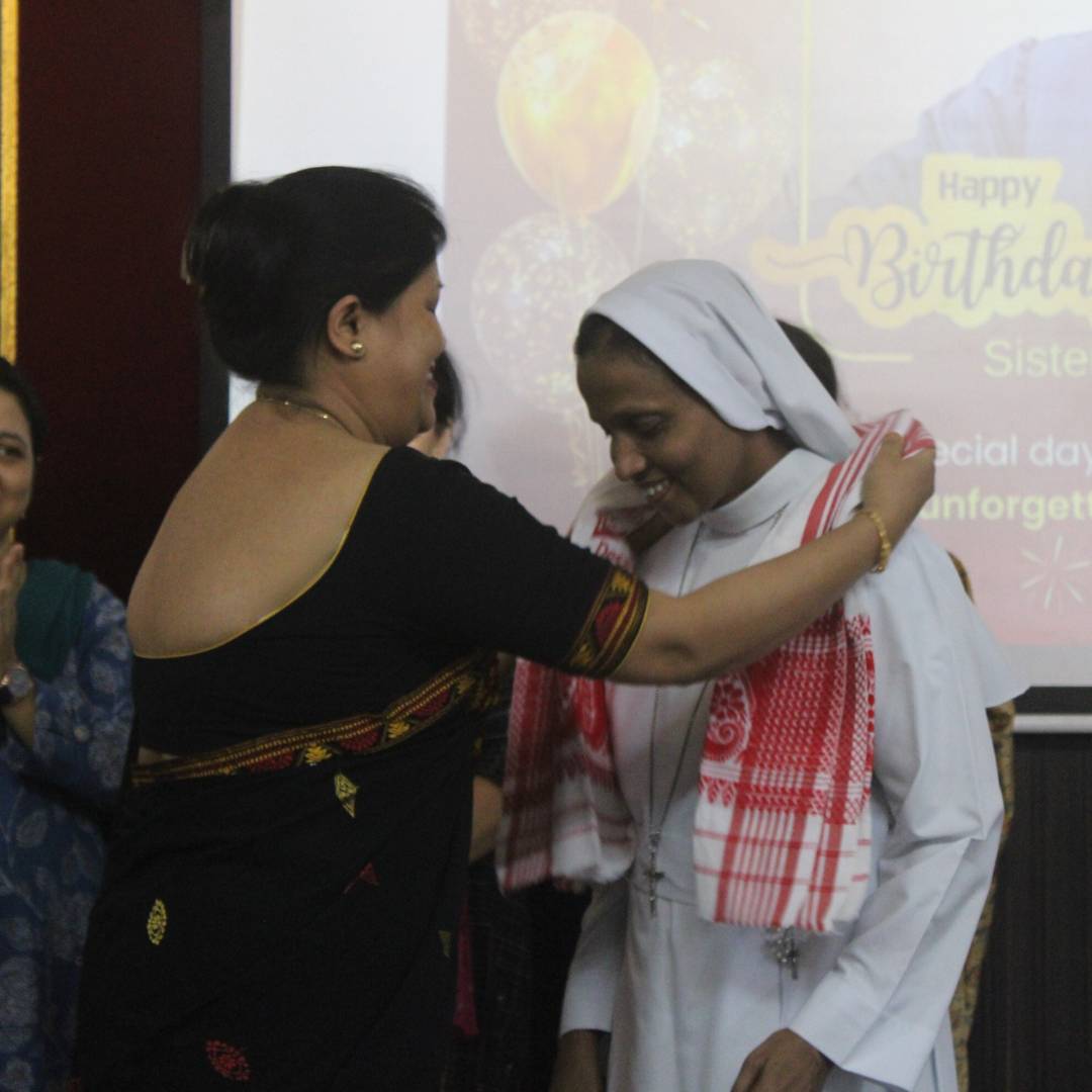 Special staff meeting and pre-birthday celebration at sfs guwahati photo
