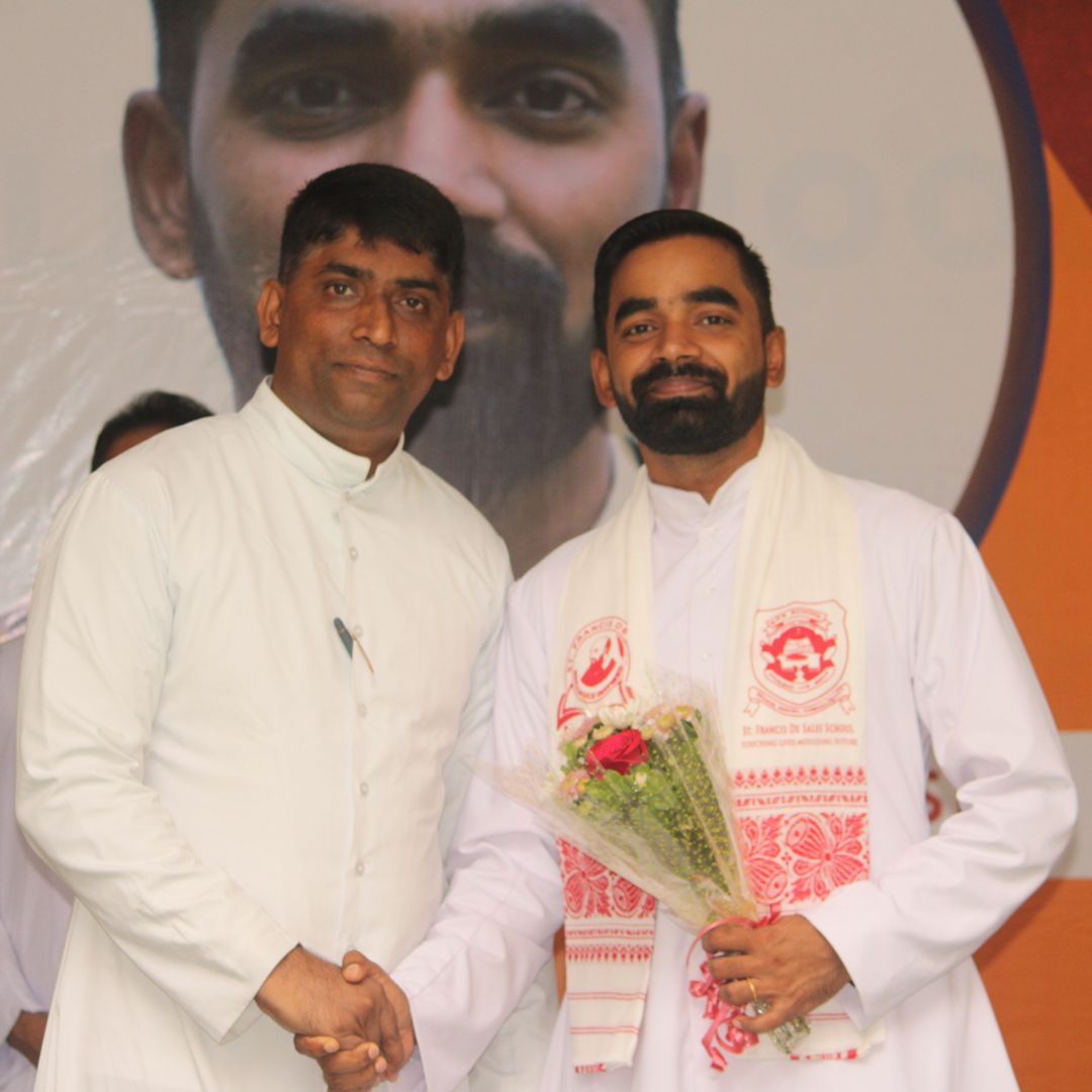 Welcome ceremony of rev. fr. melvin p. photo