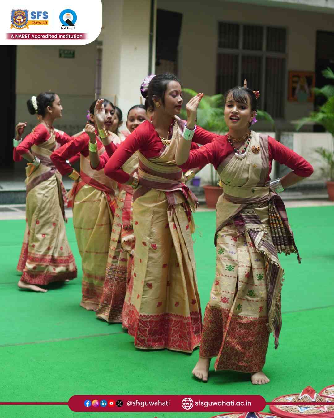 Welcoming of class xi students (2026–27) & post bohag bihu celebration at sfs guwahati photo